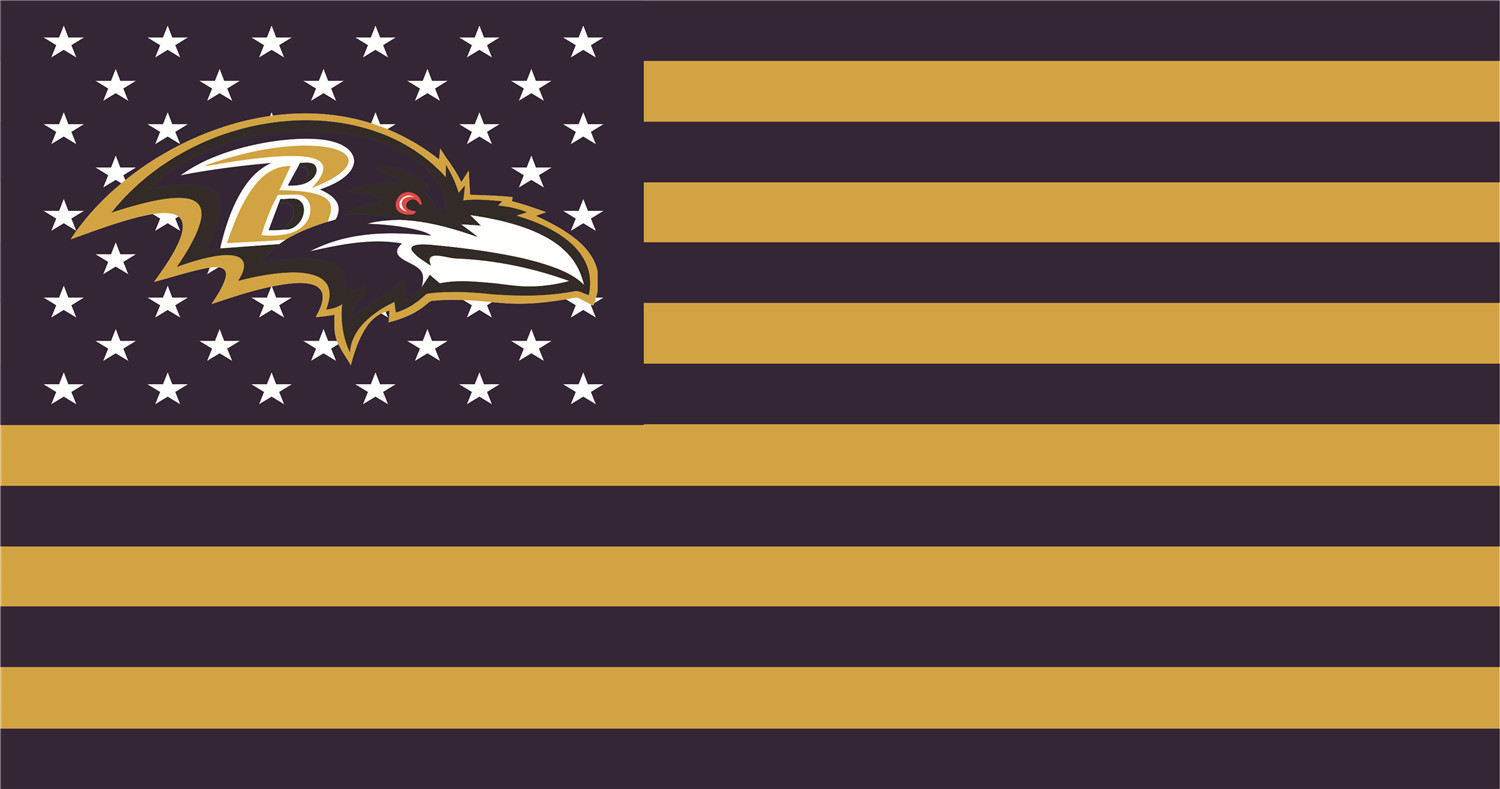Baltimore Ravens Flags DIY iron on transfer (heat transfer)